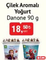 DANONE ÇİLEK AROMALI YOĞURT 90 G